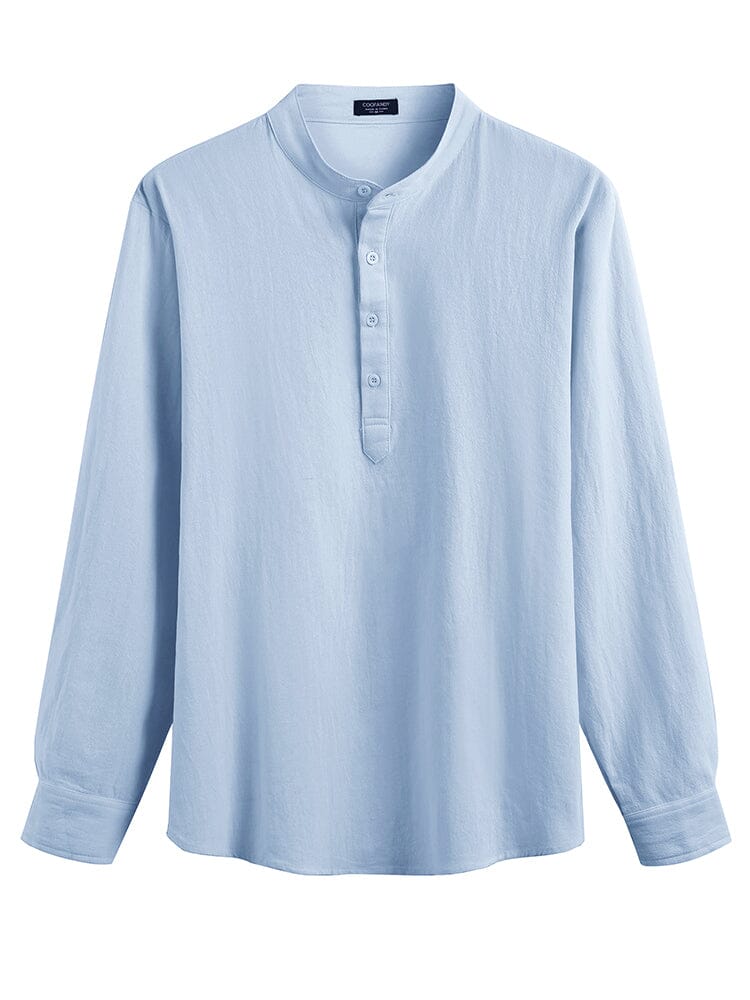 Casual 2 Teile Henley Hemden Set