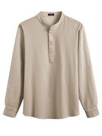 Casual 2 Teile Henley Hemden Set