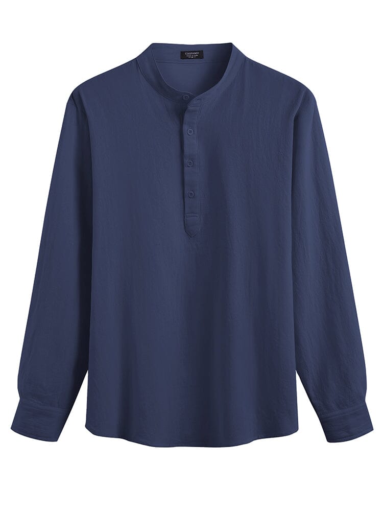 Casual 2 Teile Henley Hemden Set