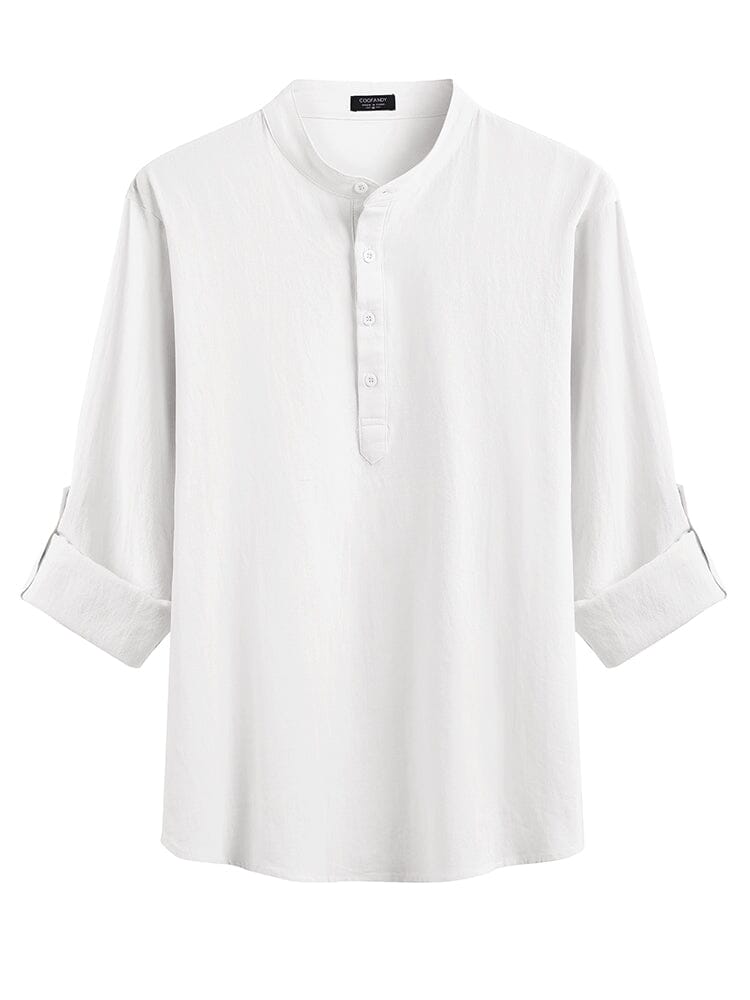 Casual 2 Teile Henley Hemden Set