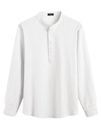 Casual 2 Teile Henley Hemden Set