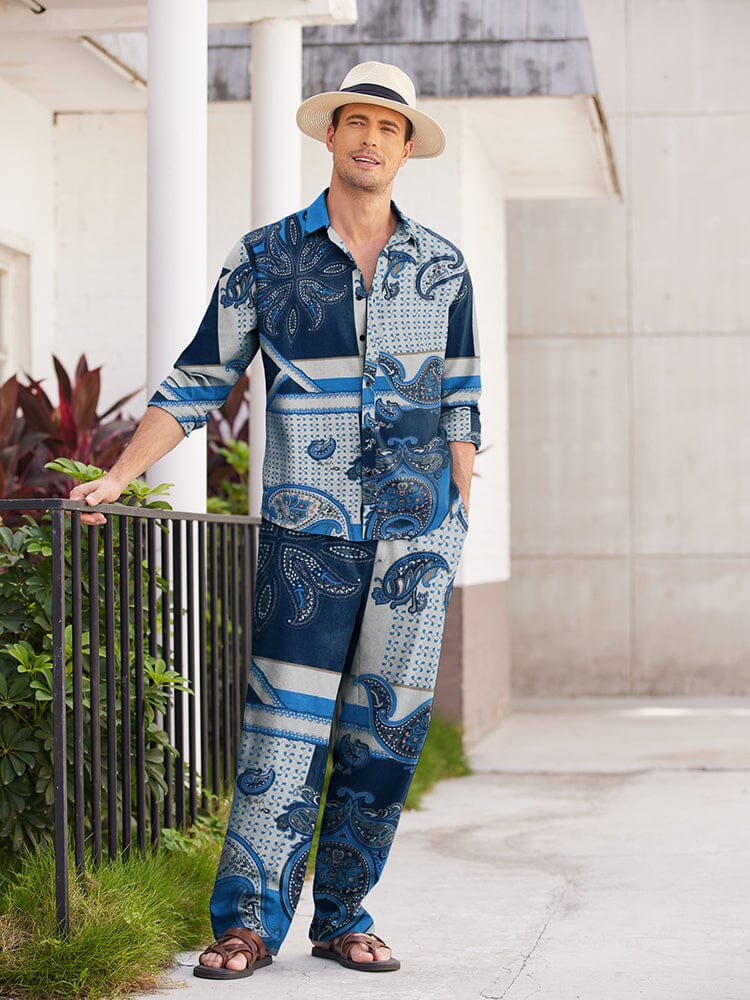 Casual Leinen 2 Teil Strand Set
