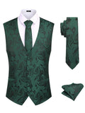 Paisley Weste Tux Set