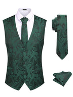 Paisley Weste Tux Set