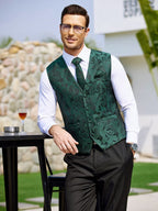 Paisley Weste Tux Set