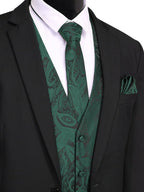 Paisley Weste Tux Set
