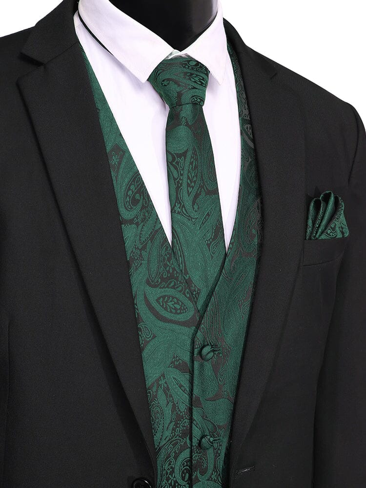 Paisley Weste Tux Set