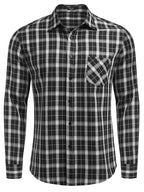 Klassisch Lang Ärmel Plaid Hemden