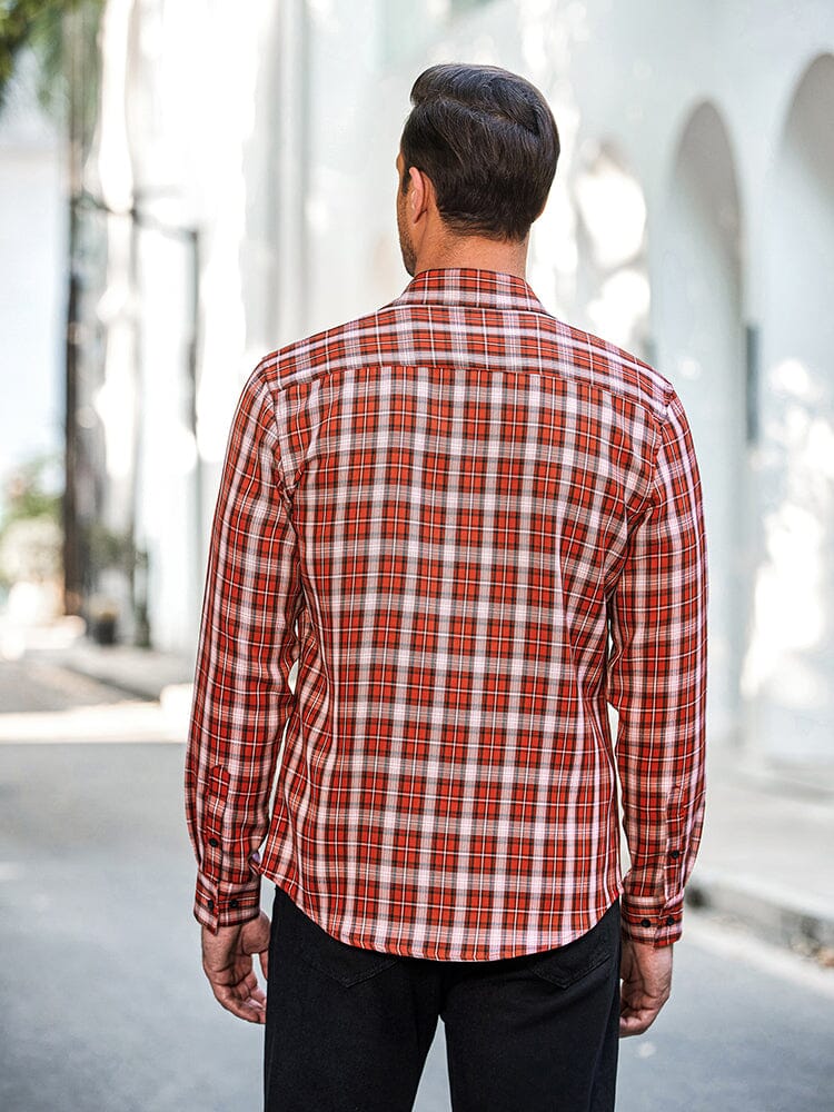 Klassisch Lang Ärmel Plaid Hemden