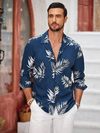 Casual Blumen Hawaii Hemden