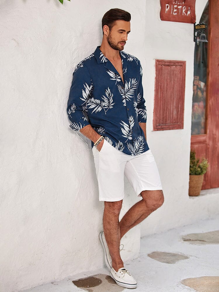 Casual Blumen Hawaii Hemden