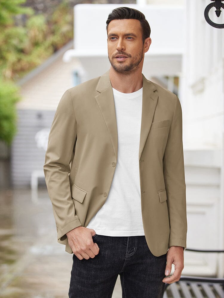 Lockere Fit Two Knopf Casual Blazer