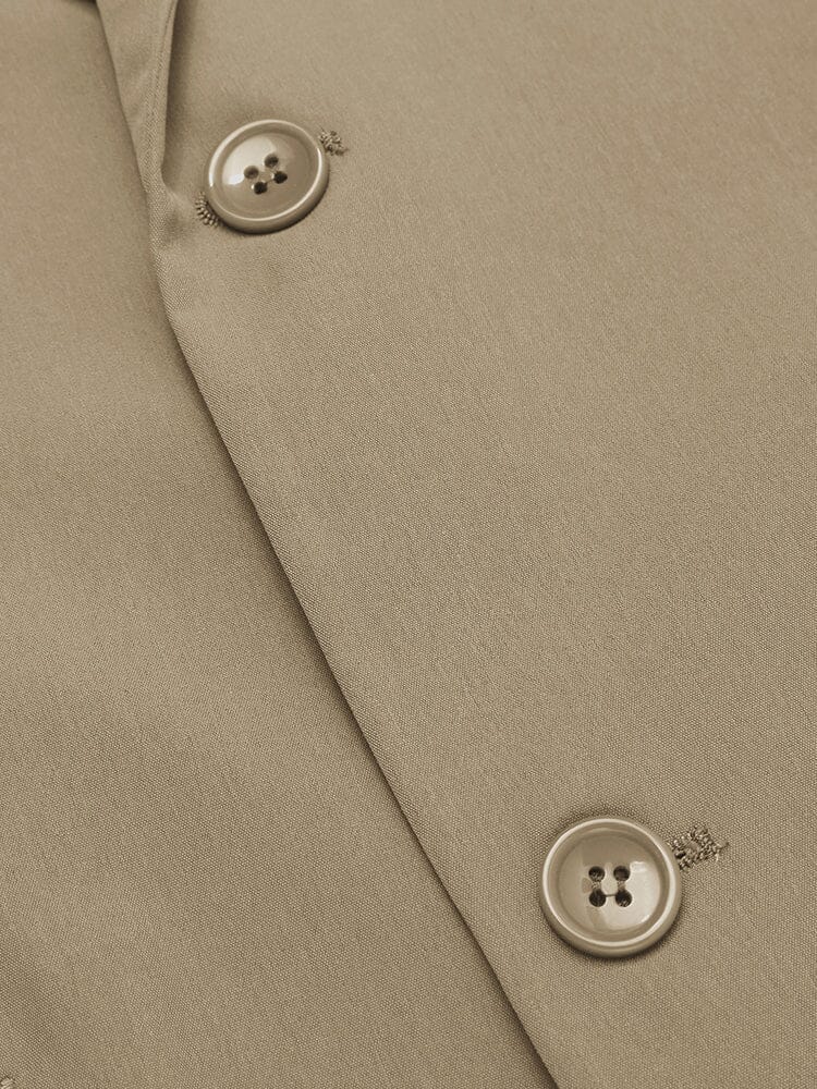 Lockere Fit Two Knopf Casual Blazer