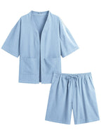 Casual Baumwolle Leinen Kimono Sets