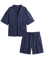 Casual Baumwolle Leinen Kimono Sets