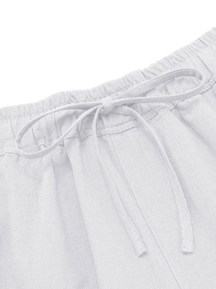 Casual Baumwolle Leinen Kimono Sets