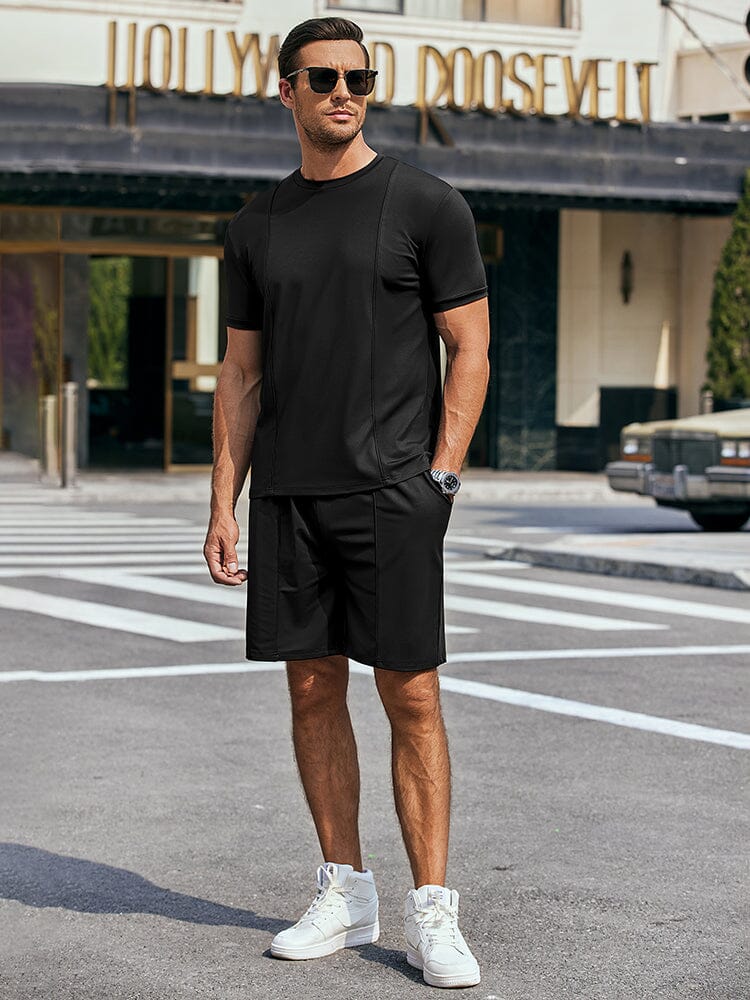Casual Stretchy Trainingsanzug Sets