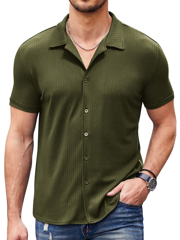 Casual Slim Fit Strick Hemden