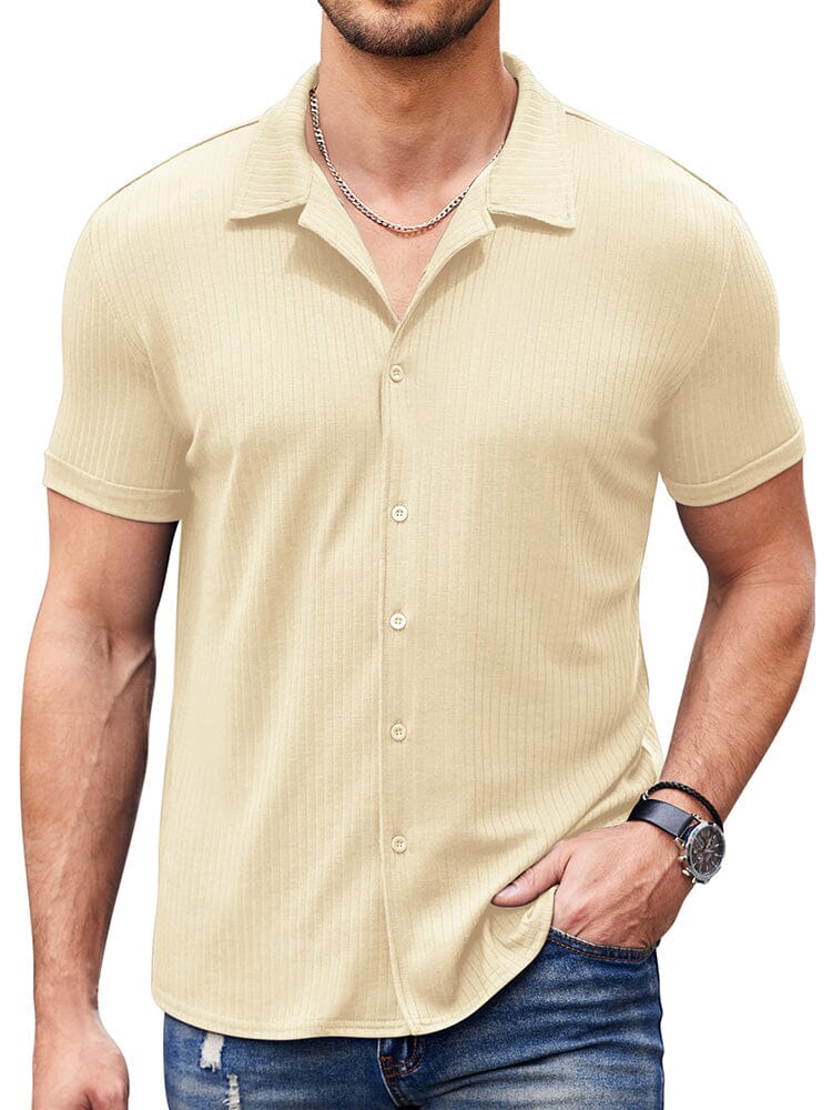 Casual Slim Fit Strick Hemden