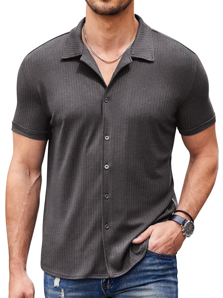 Casual Slim Fit Strick Hemden
