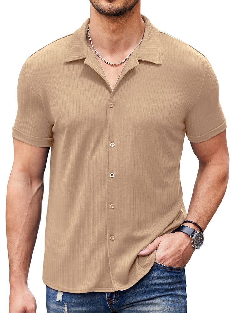 Casual Slim Fit Strick Hemden
