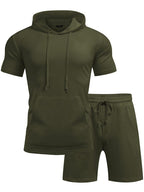 Lockere Fit Mit Kapuze Sweatsuit Set