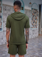 Lockere Fit Mit Kapuze Sweatsuit Set