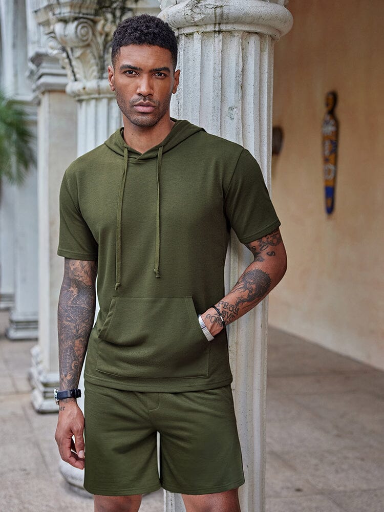 Lockere Fit Mit Kapuze Sweatsuit Set
