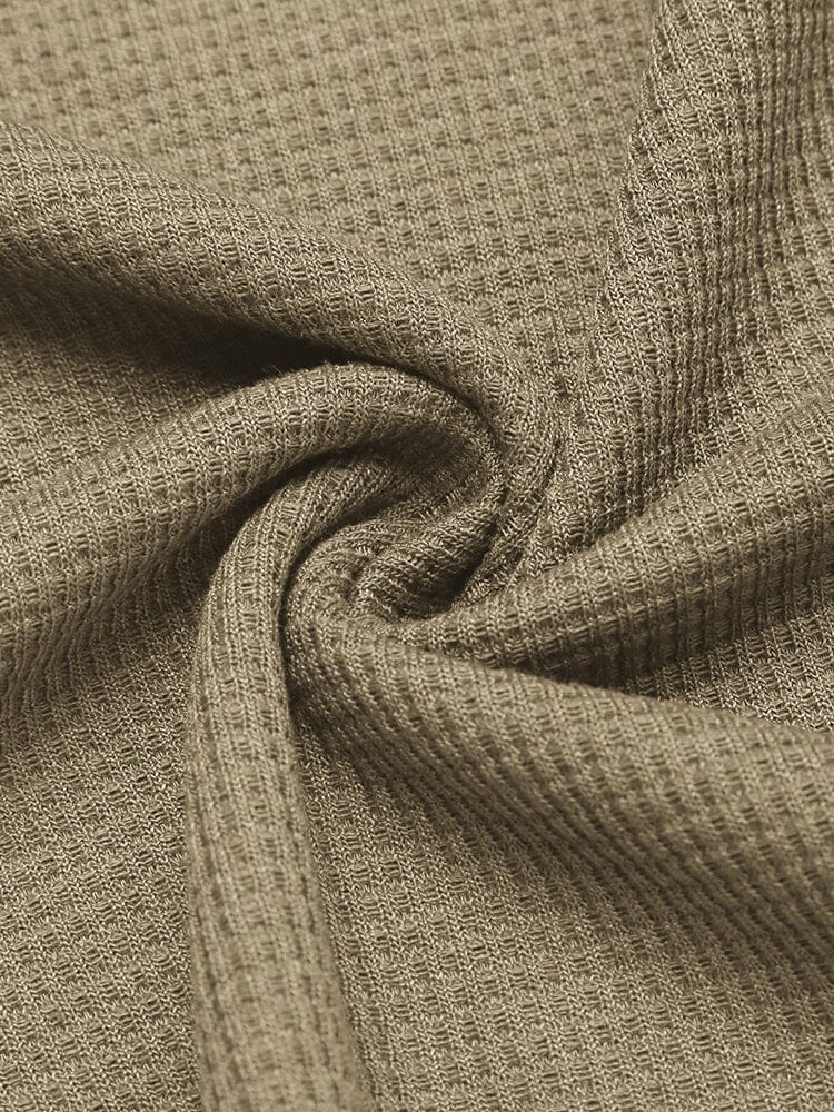 Cozy Waffle Polo Trainingsanzug Sets