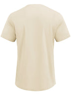 Casual Leinen Stil Henley Hemd