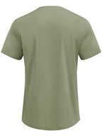 Casual Leinen Stil Henley Hemd