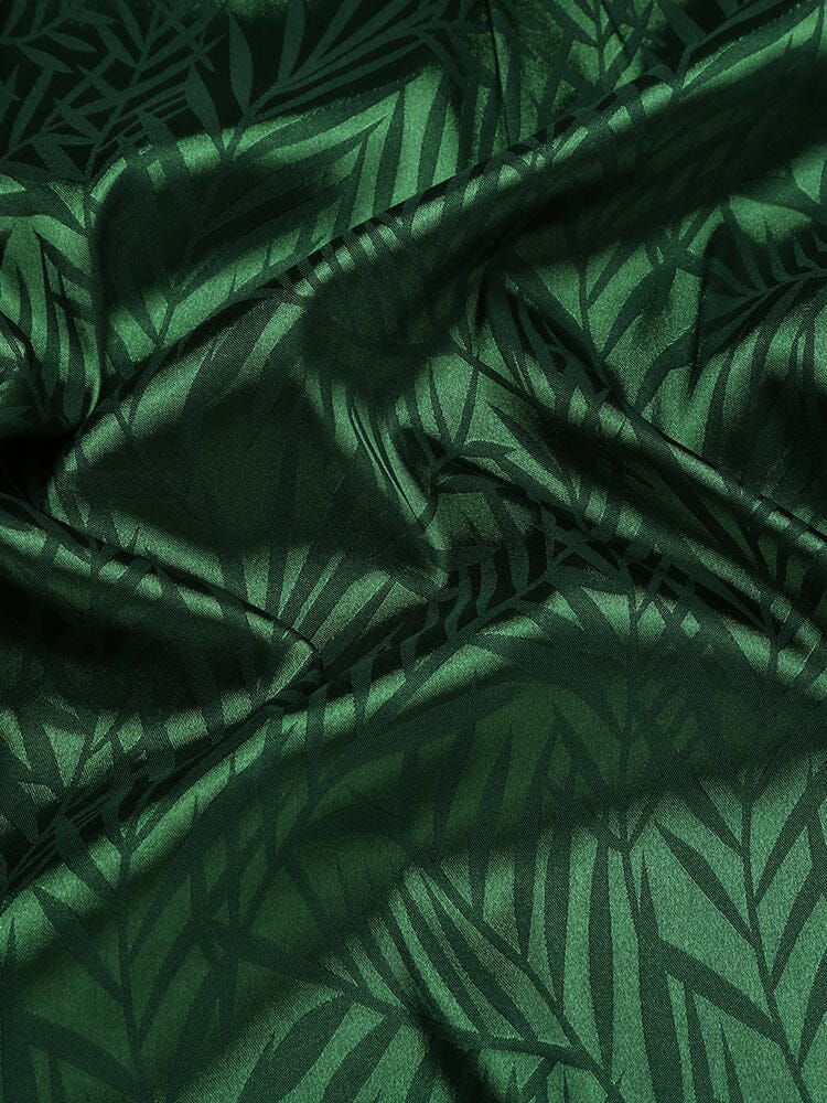 Silk Satin Jacquard Hemd