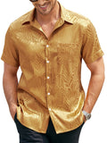 Silk Satin Jacquard Hemd