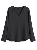 Casual Comfort V-Neck Strand Tops