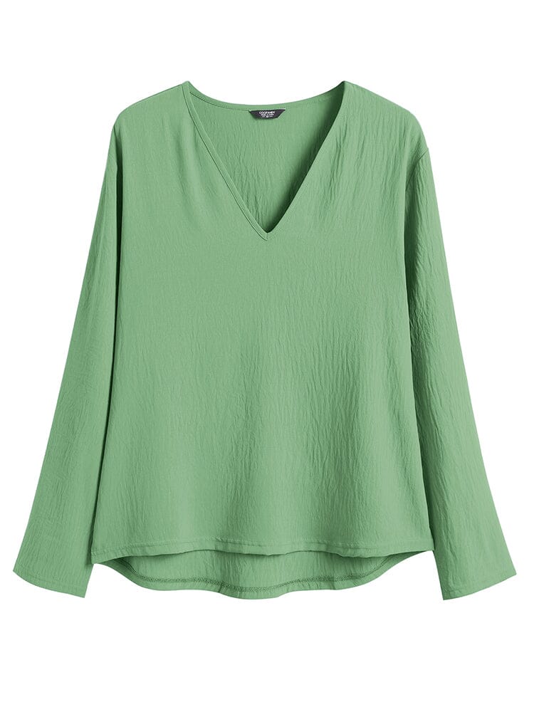 Casual Comfort V-Neck Strand Tops