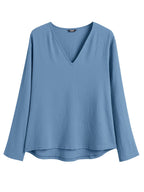 Casual Comfort V-Neck Strand Tops