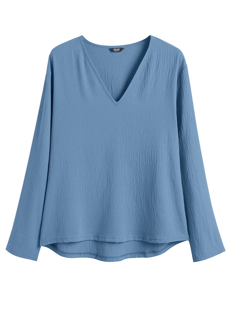 Casual Comfort V-Neck Strand Tops