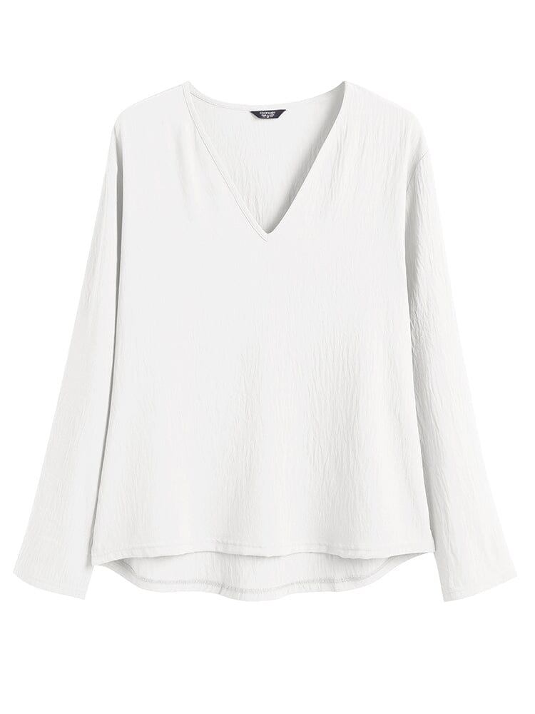 Casual Comfort V-Neck Strand Tops