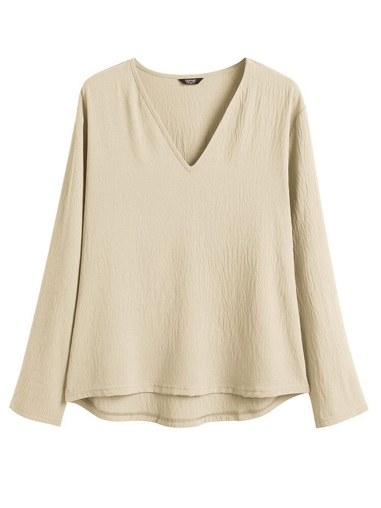 Casual Comfort V-Neck Strand Tops