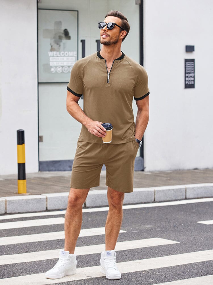 Lockere Fit Soft Trainingsanzug Set