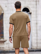 Lockere Fit Soft Trainingsanzug Set
