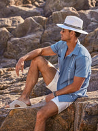 Casual Leinen Cuban Hemden