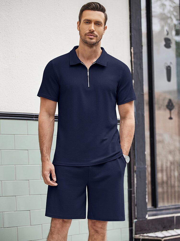 Casual 2 Teil Polo Set