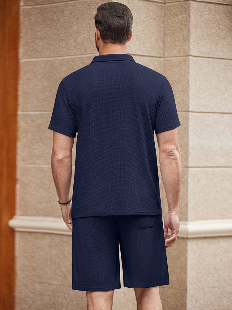Casual 2 Teil Polo Set
