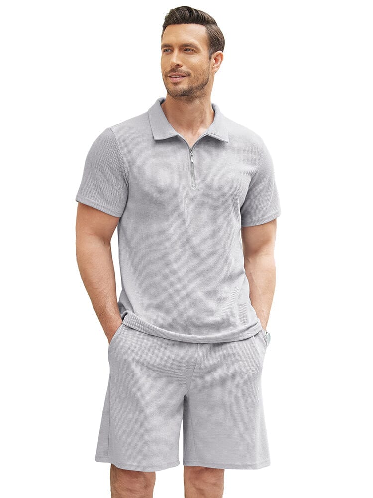 Casual 2 Teil Polo Set