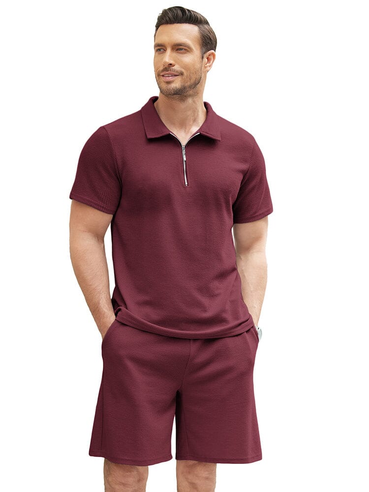 Casual 2 Teil Polo Set