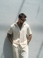 Casual Loose Fit Shirt Sets