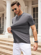 Casual 2-Pack Stretch Ribbed Hemden