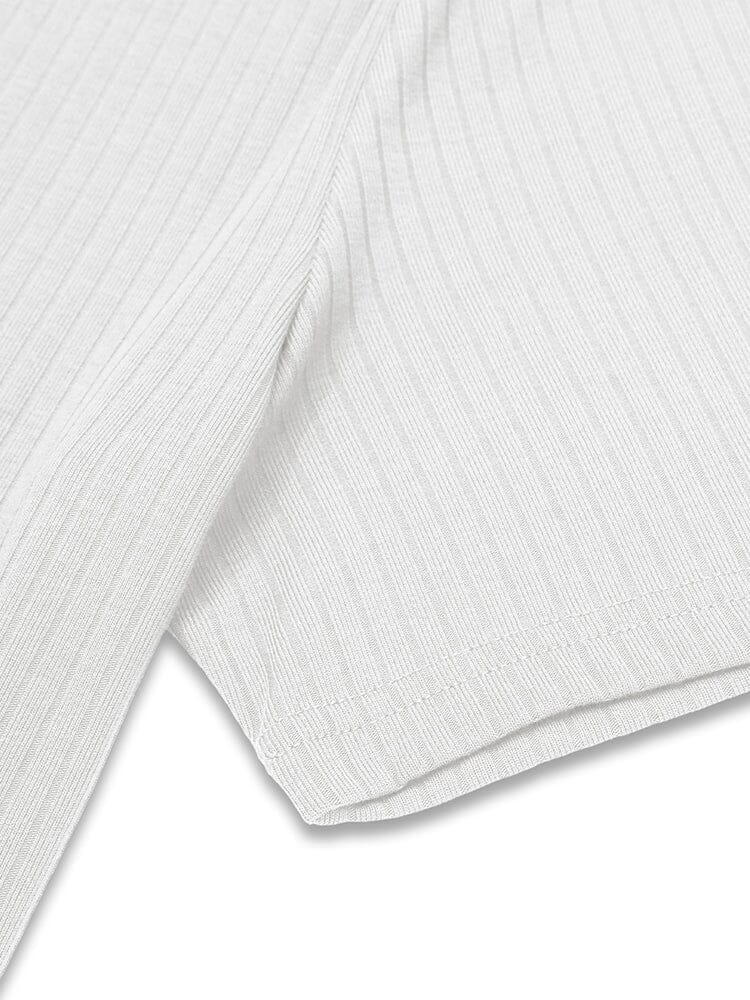 Casual 2-Pack Stretch Ribbed Hemden