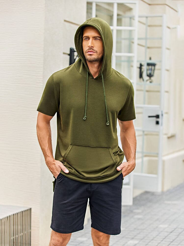Casual Lightweight Athletisch Hoodie